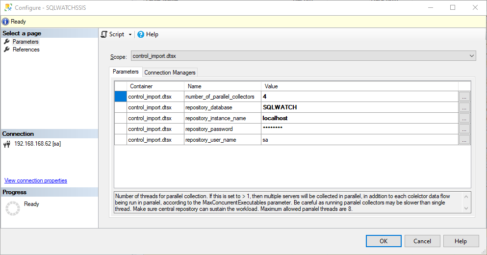 SQLWATCH SSIS Control Package